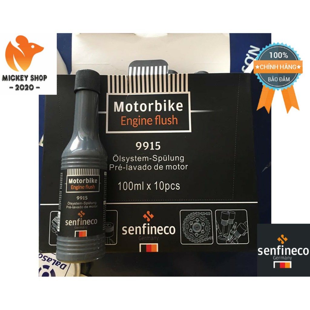 [ 100% GERMANY ] Dung Dịch Súc Rửa Động Cơ Xe Máy Senfineco 9915 – 100ML Motorbike Engine Flush - HÀNG CHÍNH HÃNG