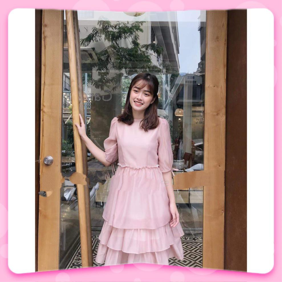 Đầm Nữ,  Đầm trắng babydoll bánh bèo dạo phố cực hot [KÈM ẢNH THẬT] V | BigBuy360 - bigbuy360.vn