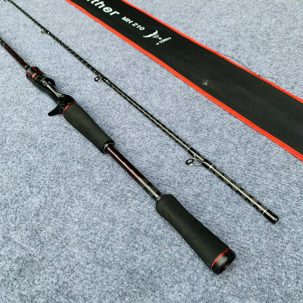 Combo lure ngang cần toro panther và máy ngang cermeo kèm dây dù pe sw thích hợp câu cá lóc, chẽm,...