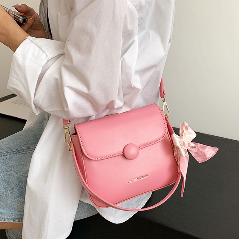 Túi Đeo Chéo Hình Vuông Nhỏ Cầm Tay Phong Cách Hàn Quốc Chất Lượng Cao Cho Nữ