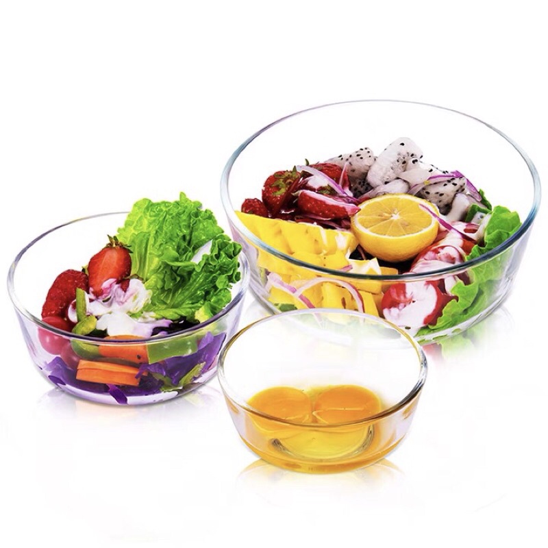 Tô, chén thủy tinh Thái lẻ - 3 size, Union Glass
