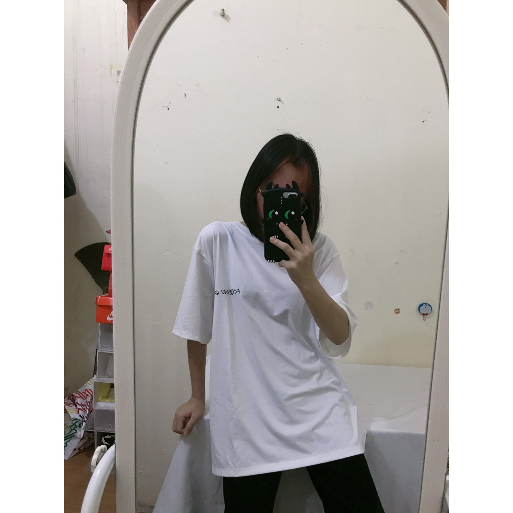 Áo thun tay lỡ Unisex form rộng, áo phông nam nữ chất liệu Cotton 4 sợi co dãn - Yan | BigBuy360 - bigbuy360.vn