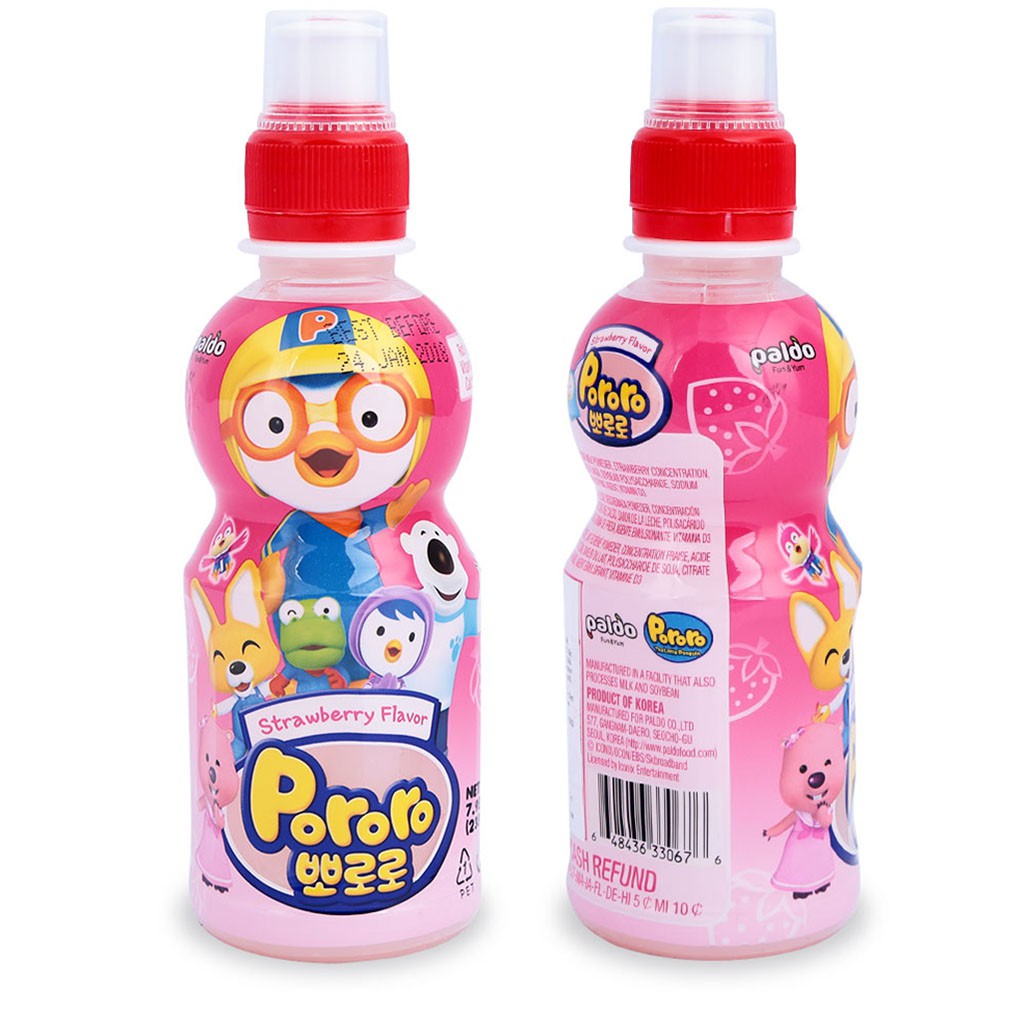 NƯỚC UỐNG HÀN QUỐC PALDO PORORO 235ML