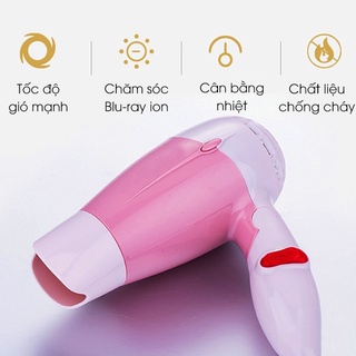 Máy sấy tóc tóc du lịch gấp gọn 2 cấp độ mj-450w