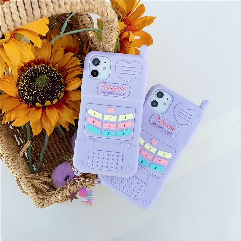 Ốp lưng iPhone 12 Pro Max iPhone11 Soft Silicone 3D Phone model Cover Apple iPhone X XR XS Max 6/7/8 Plus Silicone Case