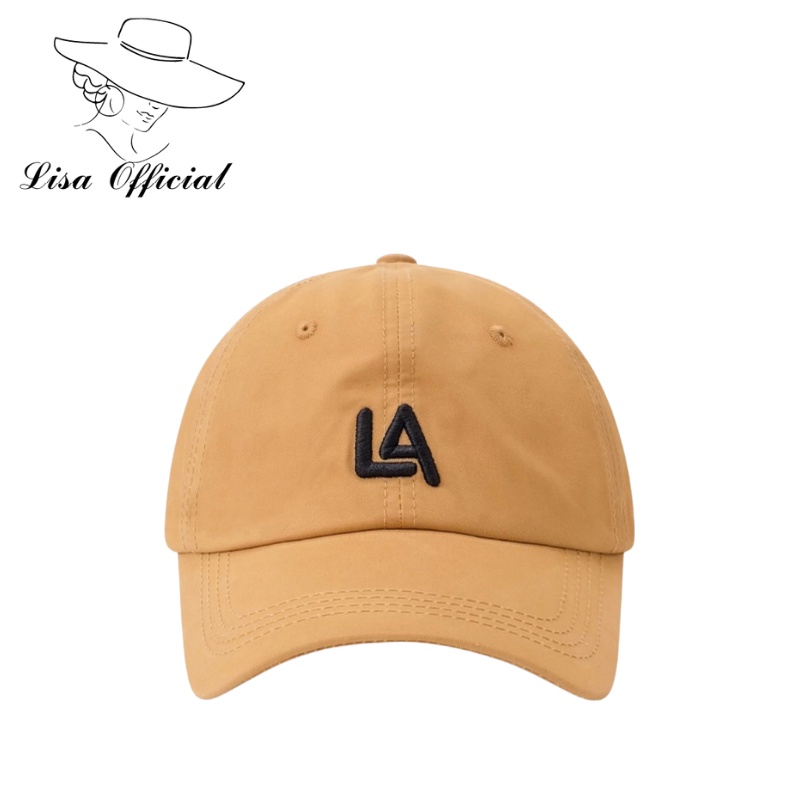 Mũ Lưỡi Trai Unisex 💖 Lisa Official 💖 Nón Lưỡi Trai Unisex Chất Liệu Vải Kaki Phong Cách Hàn Quốc - SV-29