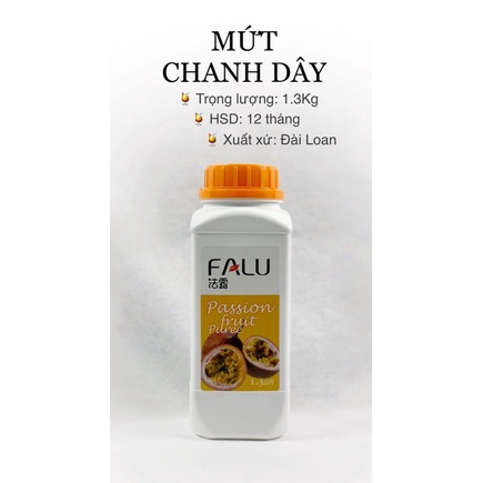 SYRUP MỨT CHANH DÂY FALU 1.3Kg