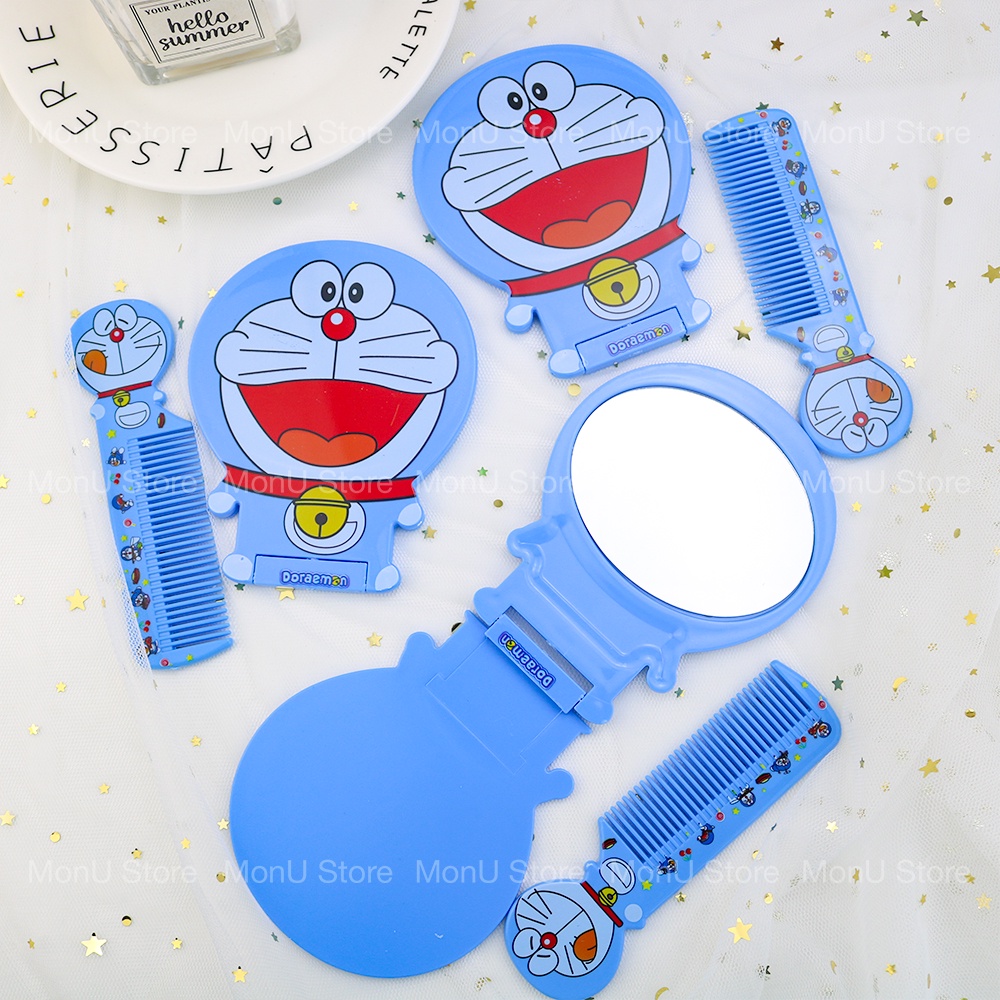 Gương và lược hình DORAEMON DOREMON dễ thương cute MonUStore MON0290 TooYoo