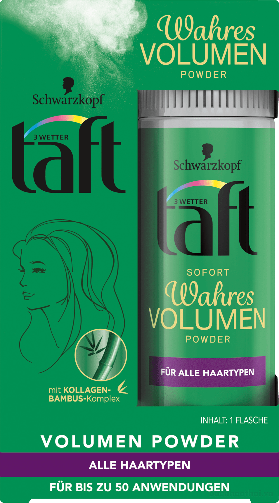 Bột giữ nếp làm phồng ṫóc Schwarzkopf Taft Volumen Powder Thái Lan