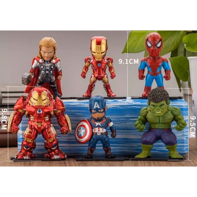 (BAO GIÁ) SET 6 SIÊU ANH HÙNG AVENGER