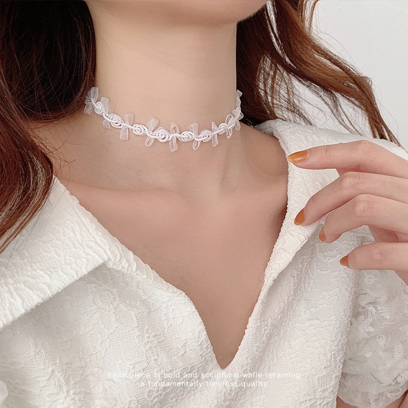 Vòng Cổ Choker Hai Màu Sắc Thời Trang Dành Cho Nữ