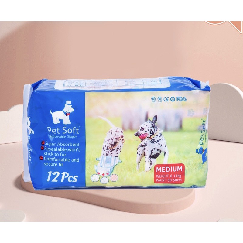 Bịch bỉm cho chó mèo 12 miếng