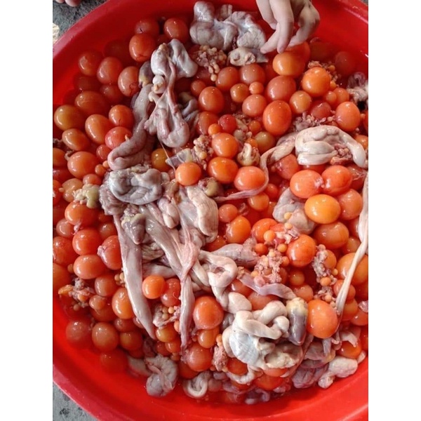 Tràng Trứng Non lòng mề tim 500gr