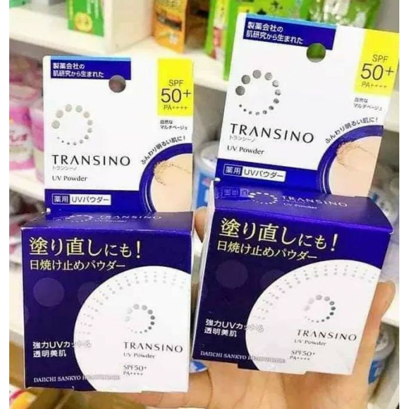 Phấn phủ Transino chống nắng, trắng da cao cấp Nhật Bản Transino UV Powder