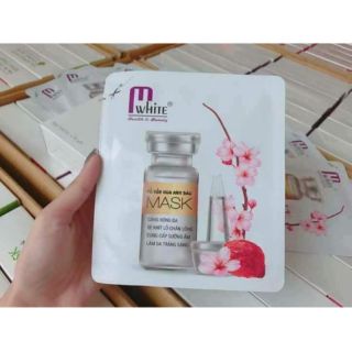 MẶT NẠ TỔ YẾN HOA ANH ĐÀO MWHITE