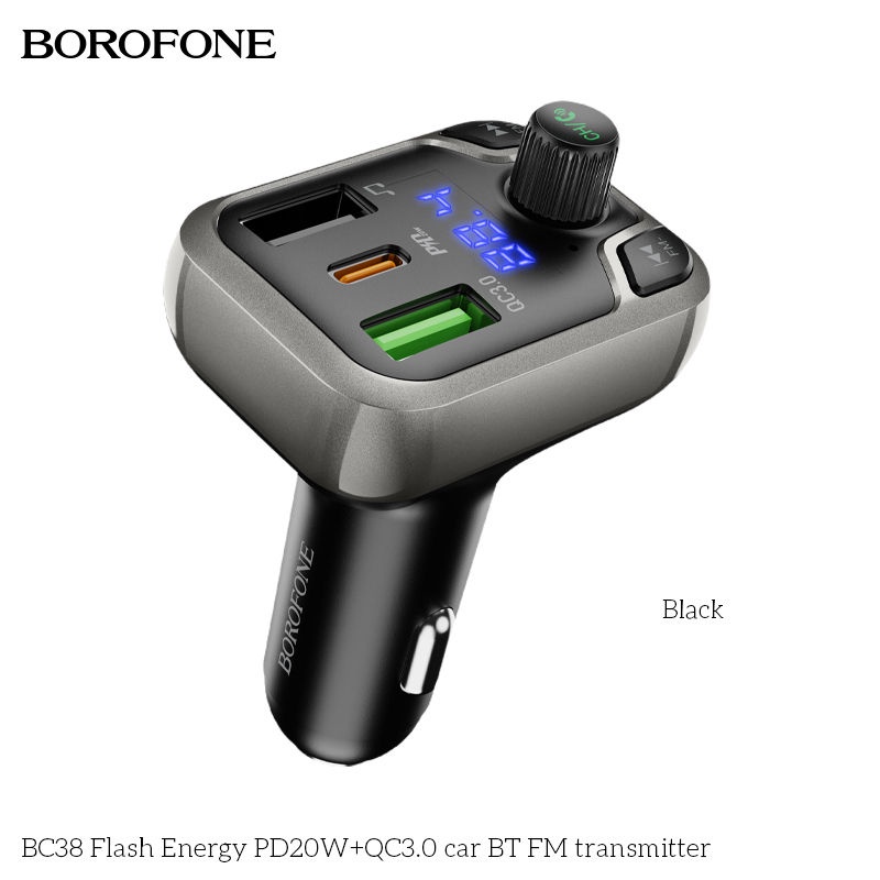 Bộ Sạc nhanh Xe Hơi 18W + QC3.0 (BT FM transmitter), Hoco Z29 3 in 1 (tẩu ô tô), Z32 Speed Up 18W