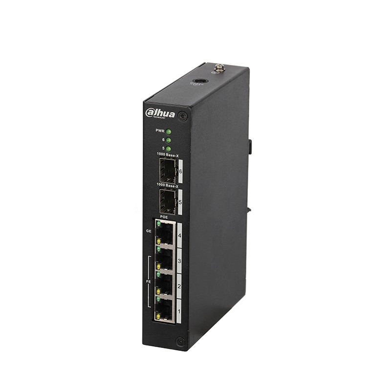 Switch POE 2 port uplink, 4 POE Dahua DH-PFS3106-4P-60 (BH 18T)