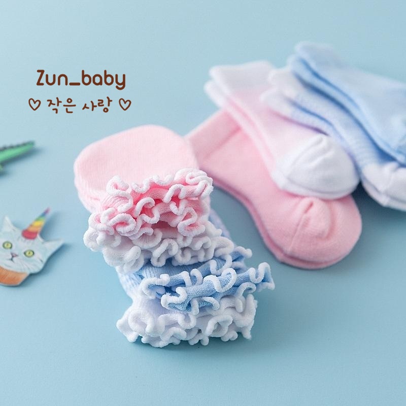 Set Bao Tay Bao Chân Cho Bé ( 0 - 2 tháng ) Chất Len Dày Dặn Siêu Mềm Không Gây Kích Ứng Da - Zunbaby - PK002