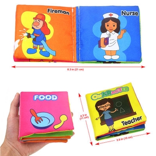 Sách vải 3D cho bé từ 0-3 tuổi