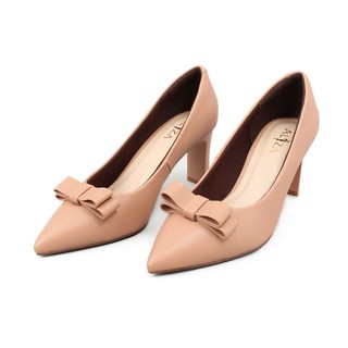 Aliza - Giày công sở phối nơ gót trụ cao 7cm V100