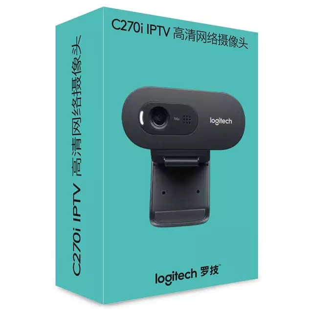 Webcam Logitech C270i HD Video 720P tích hợp micro hỗ trợ chơi game/phát sóng trực tiếp cho máy tính để bàn | BigBuy360 - bigbuy360.vn