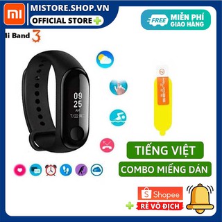 Mi Band 3( Full Tiếng Việt ) - Vòng đeo thông minh