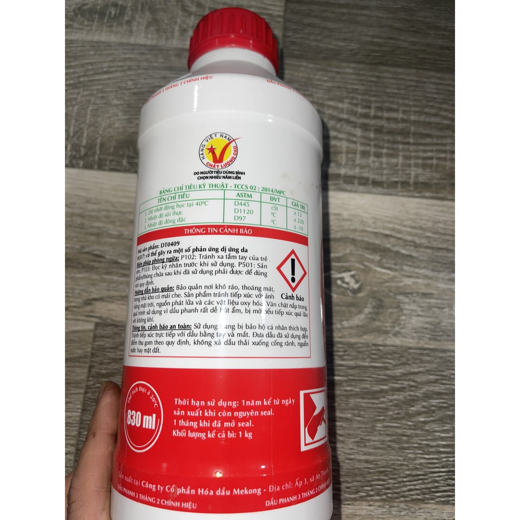 Sản phẩm gia đình làm: combo 12 Dầu phanh ô tô 830ml