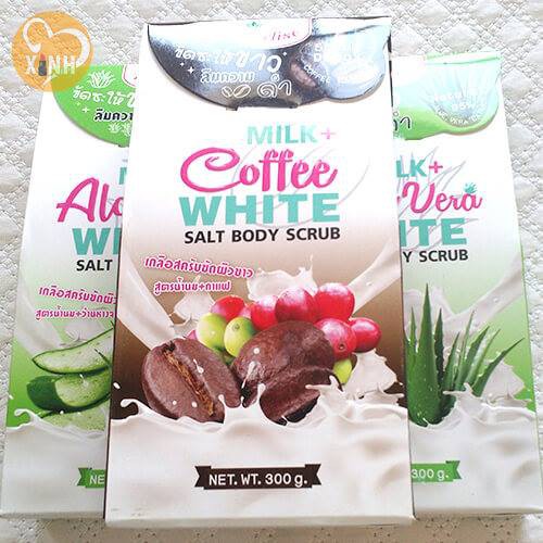 Muối tắm tẩy tế bào chết DERLISE Milk+ White 300gr Thái Lan