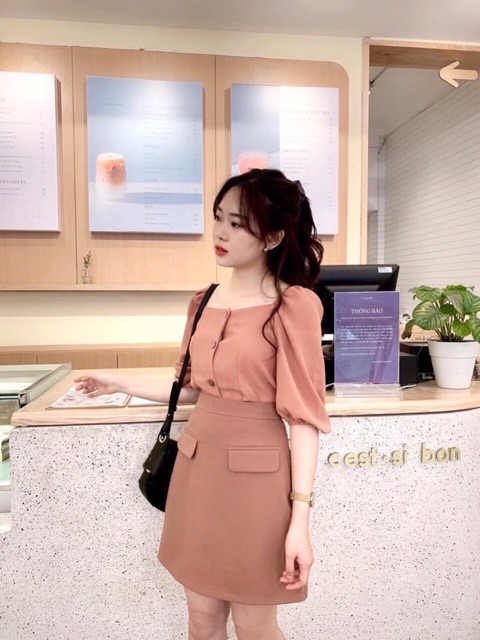 Chân váy A nắp túi | BigBuy360 - bigbuy360.vn