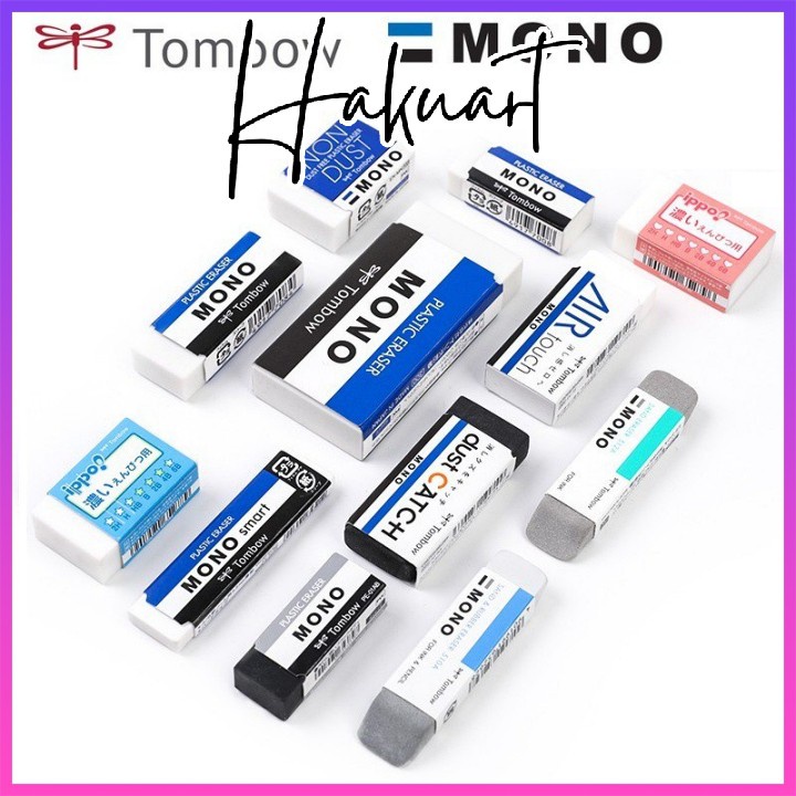 Gôm Tẩy Siêu Sạch Mono Tombow Các Loại, Gôm Đen Tombow, Gôm Tẩy siêu Nhẹ, Gôm Trắng Mono