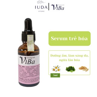 Serum/tinh chất dưỡng da VIBA 5ml cấp, dưỡng ẩm, sáng da, ngừa lão hóa da - IUDA Store