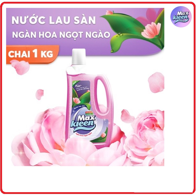 Nước Lau Sàn MAXKLEEN Chai 1Kg
