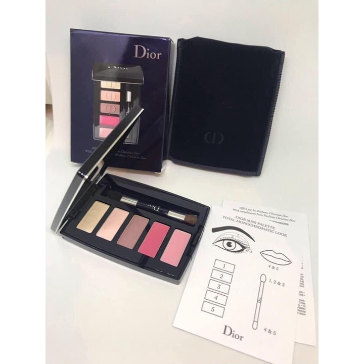 Bảng Dior Mini Palette mắt môi 5 ô