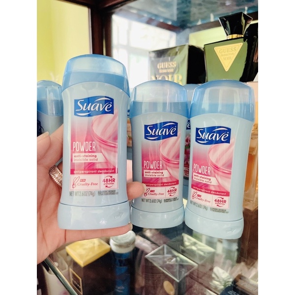 Lăn Nách dạng sáp,Lăn khử mùi nữ Suave tuýp lớn 74gr, Hàng Mỹ có bill USA