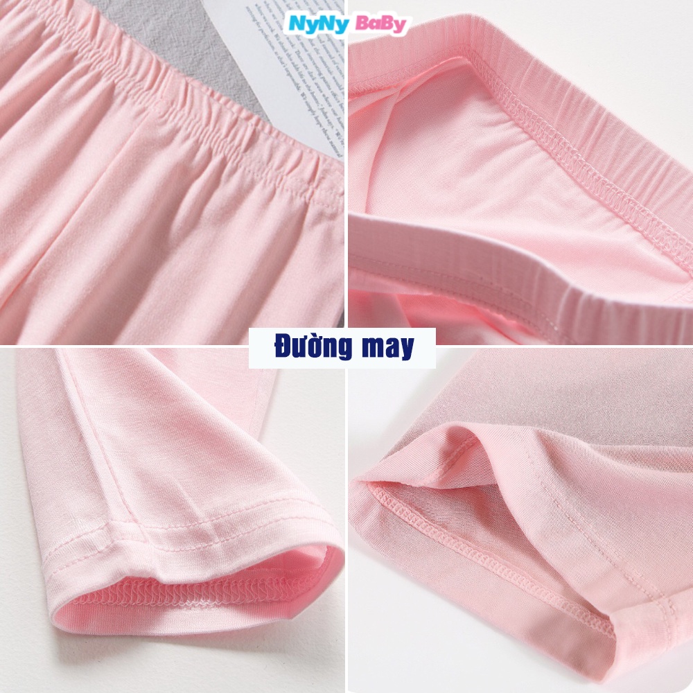 Quần Legging Bé Gái Nyny Baby Vải Thun Co Giãn 4 Chiều Mềm Mịn Thoáng Mát Thời Trang Từ 8-24kg