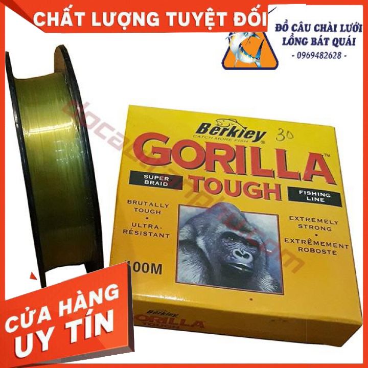 Cước Khỉ GORILLA Sợi Carbon Đủ Size Số, cuoc khi gorilla, cuoc cau ca, day cau ca, dây câu