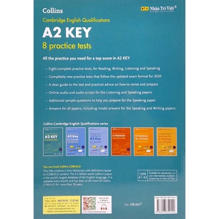 Sách Cambridge English Qualifications - A2 Key - 8 Practice Tests