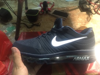 (MÃ DISCOUNT : WBSTHANG7) Giày Nike Air Max 2017 Dark Blue ( Sneaker nam nữ nike air max 2017 xanh )