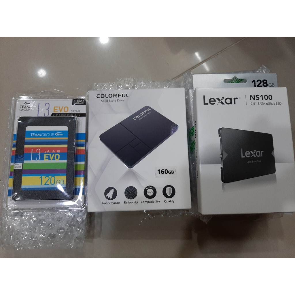 Ổ cứng ssd TeamGroup 120Gb, Fuller 128gb, Colorful 160gb  2.5'' Sata tốc độ 6gb/s | BigBuy360 - bigbuy360.vn