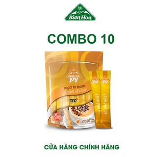 Combo 10 Túi Đường Biên Hòa Joy Stick 6G (Túi 300g)