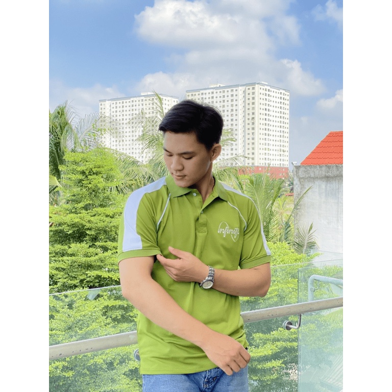 Áo Thun Nam Polo Cổ Bẻ Chất Cotton Mềm Co Giãn Tốt Đủ Size Phối Vai Mặc Đẹp Lịch Lãm NEW UNISEX