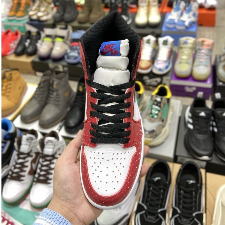 Giày Air Jordan 1 High " Spiderman " Origin Story