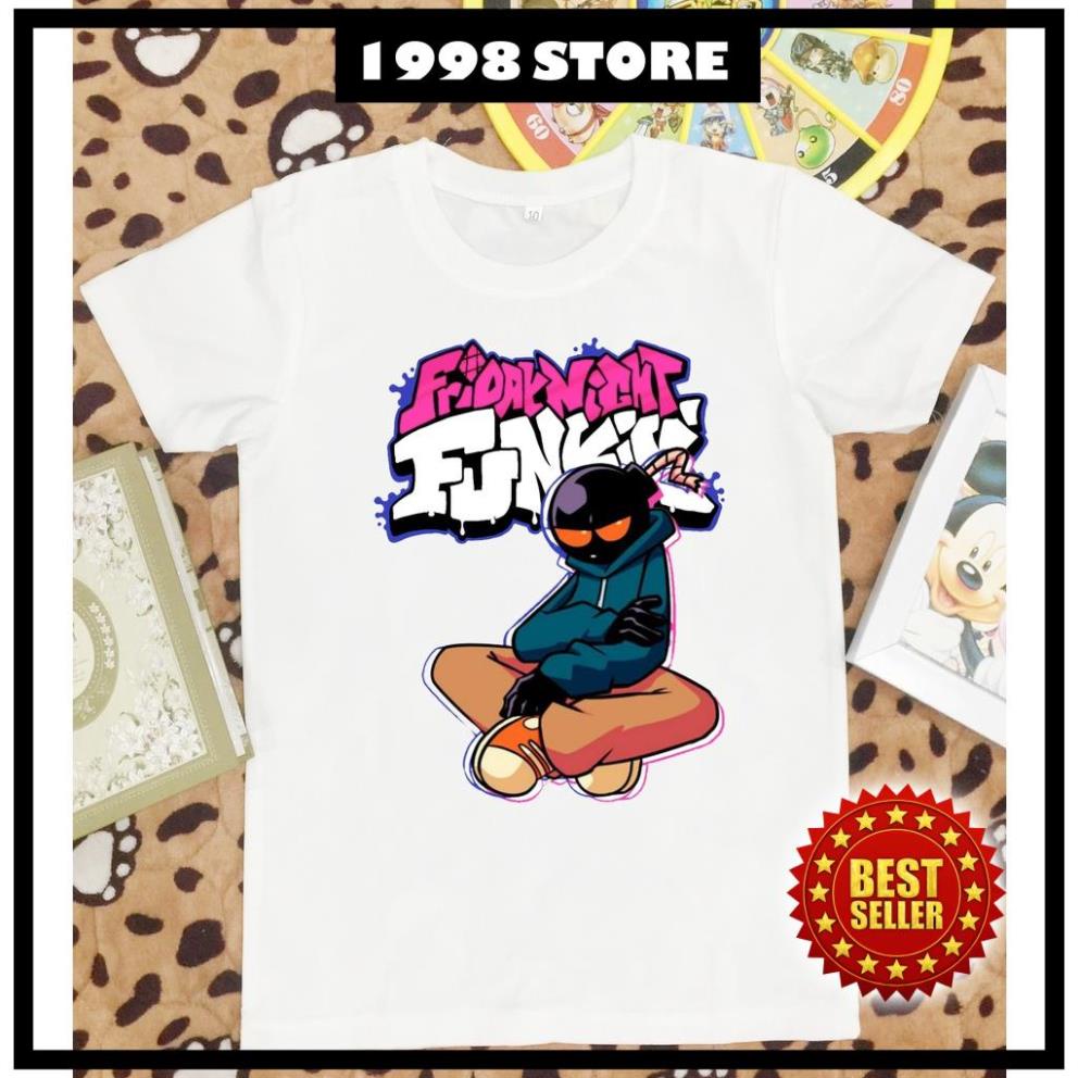 (XẢ KHO) áo thun Friday Night Funkin whitty siêu ngầu cá tính