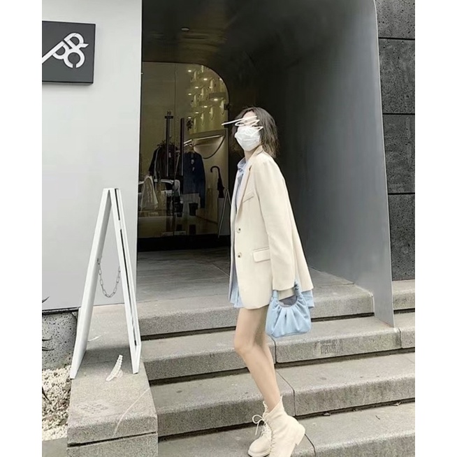 Áo blazer nữ Hàn Quốc phong cách thời trang thu đông