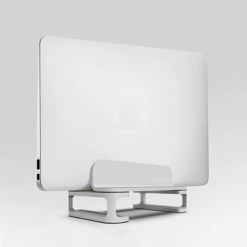 Giá đỡ kiêm đế dựng đứng Laptop Macbook máy tính bảng Ipad Surface bằng nhôm nguyên khối - laptop stand Vu Studio