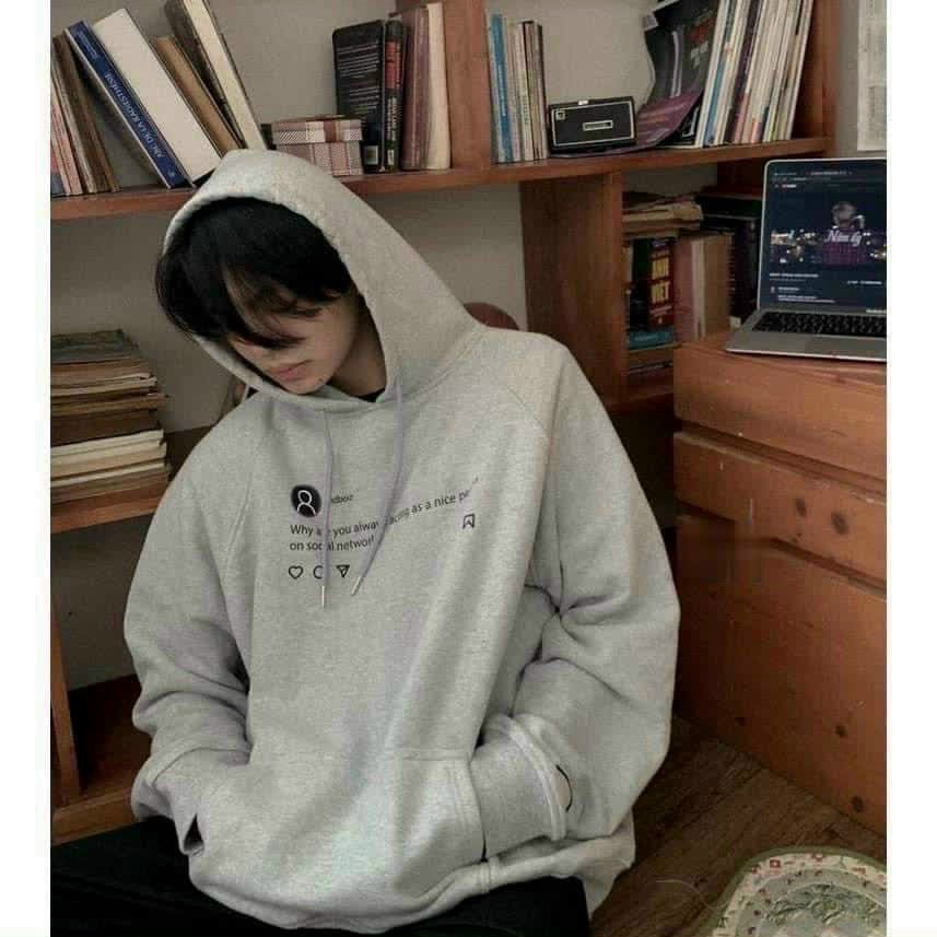 (Free Ship) Áo Khoác Hoodie Kiểu Chui Đầu Có Túi Trước Bụng SuBoiz Unisex Nam Nữ Đều Mặc Được h.h.p