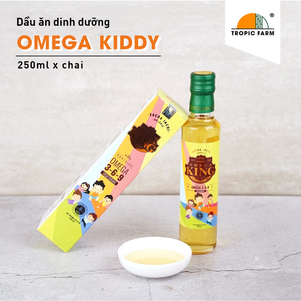 Dầu Sachi ăn dặm cho bé từ 6 tháng tuổi - Bổ Sung Omega 369 - Omega Kiddy Oil 250ml