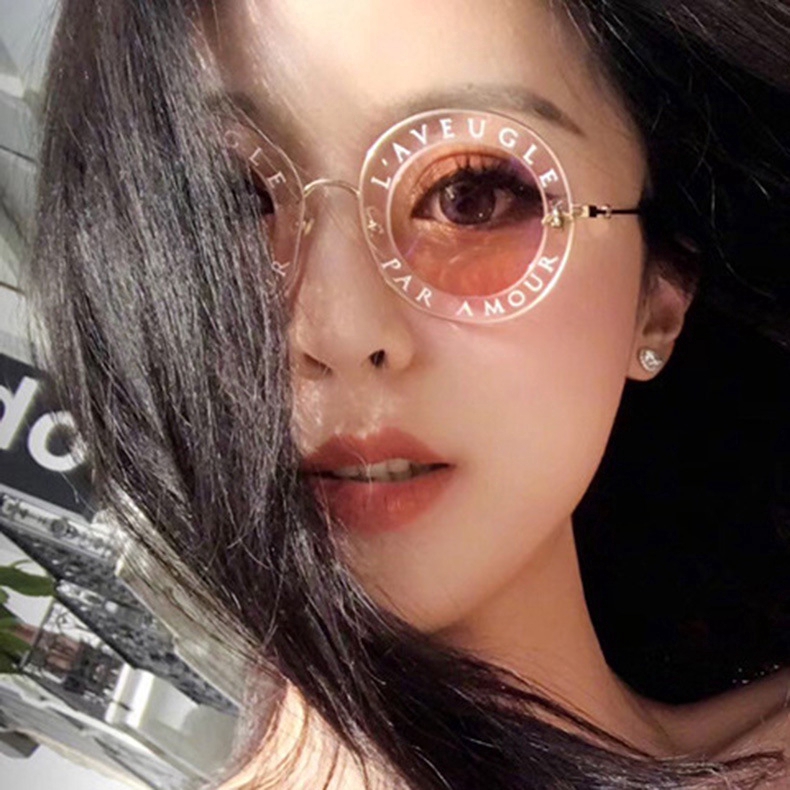 Kính Mát Gọng Tròn Phong Cách Retro