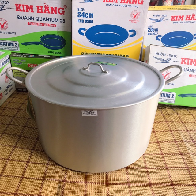 Nồi nhôm dày Kim Hằng 32cm