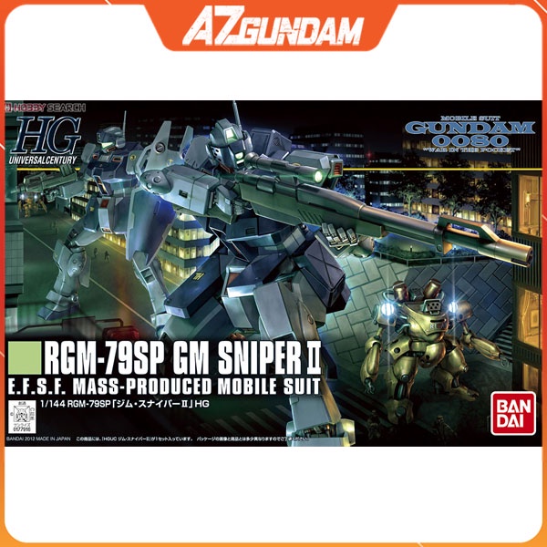 Mô Hình Gundam HGUC 146 GM Sniper II RGM 79SP Series HG UC Tỉ Lệ 1/144 Đồ chơi lắp ráp